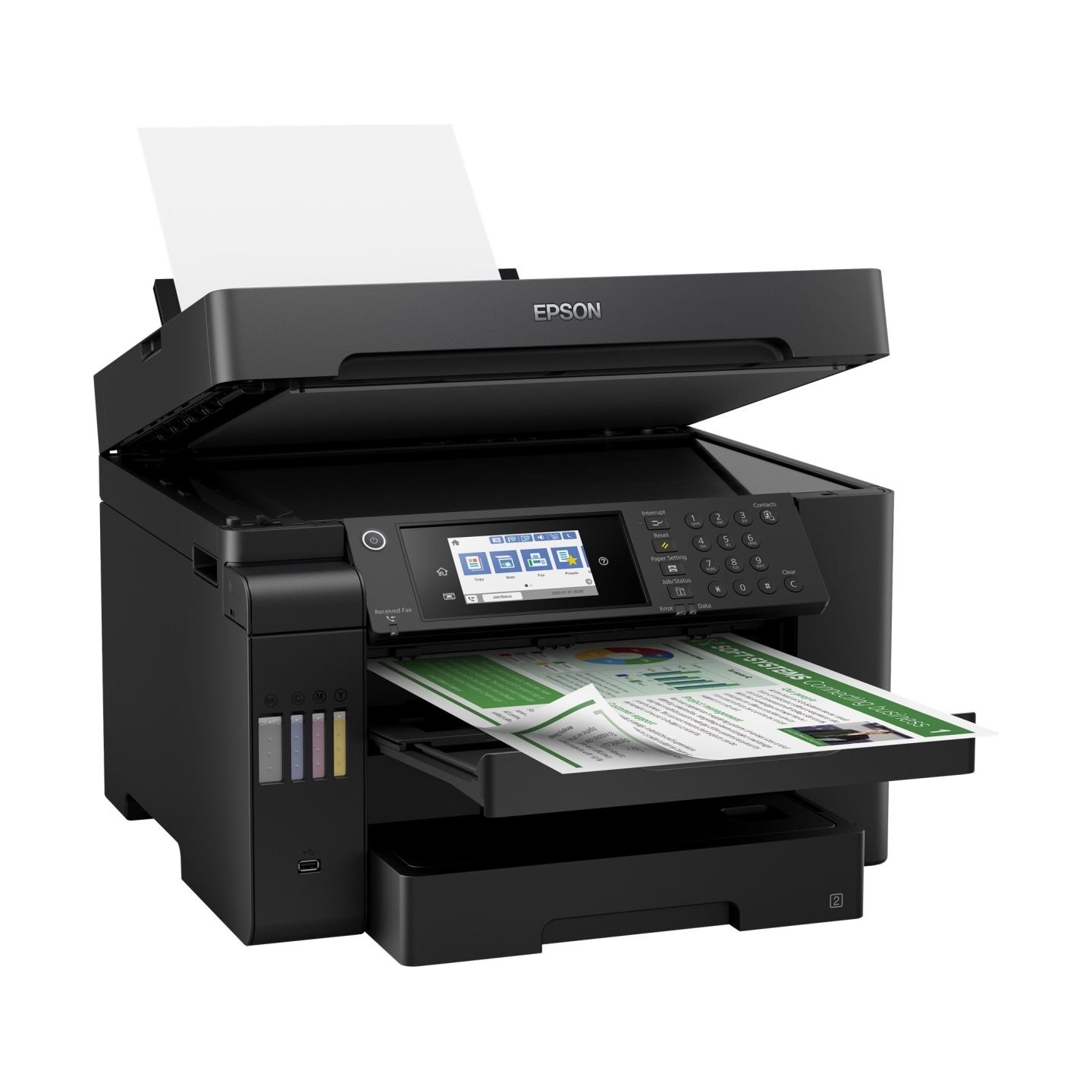 Epson | EcoTank L15160 | Inkjet | Colour | Multicunctional Printer | A3+ | Wi-Fi | Black