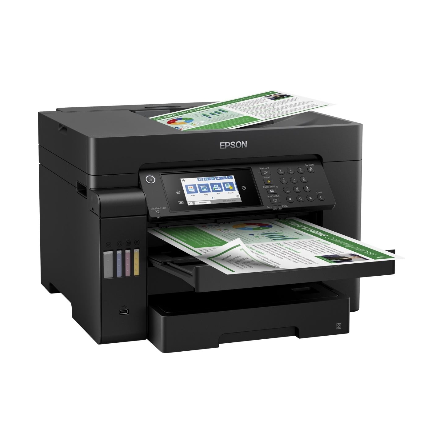 Epson | EcoTank L15160 | Inkjet | Colour | Multicunctional Printer | A3+ | Wi-Fi | Black