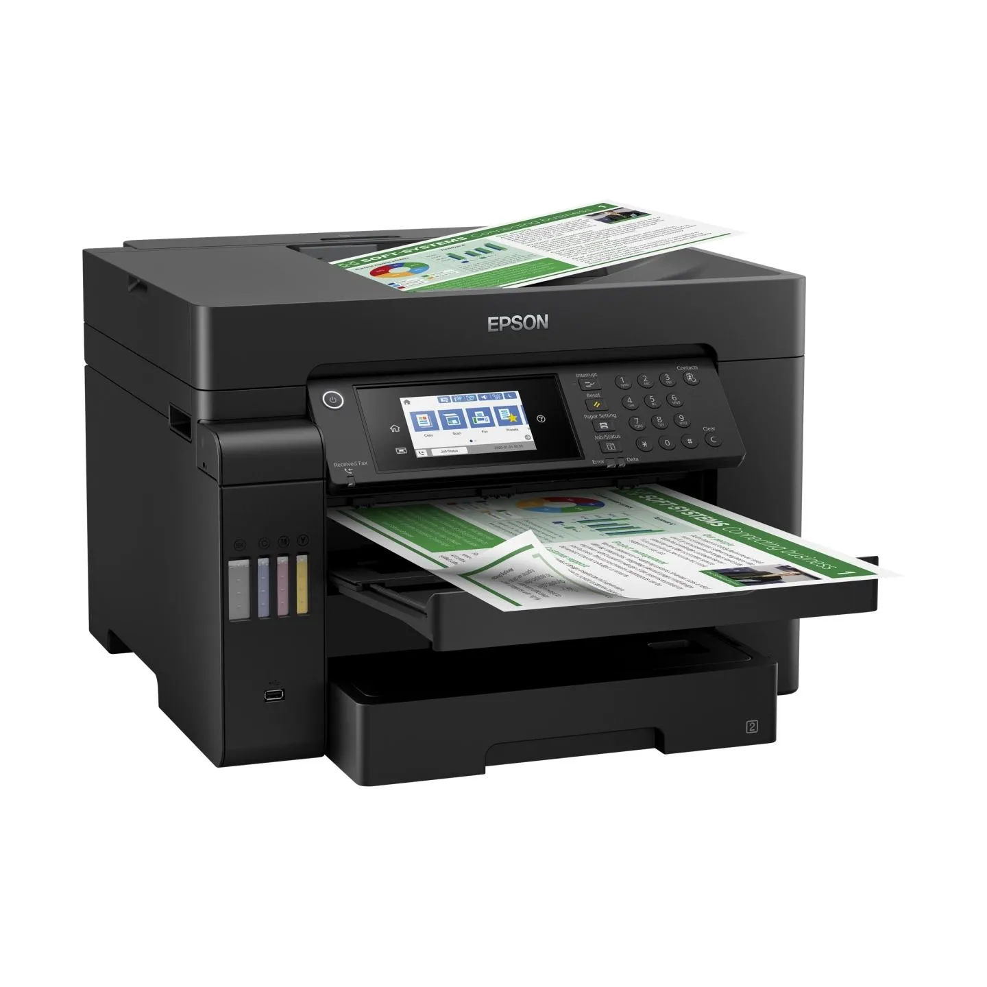Epson | EcoTank L15160 | Inkjet | Colour | Multicunctional Printer | A3+ | Wi-Fi | Black