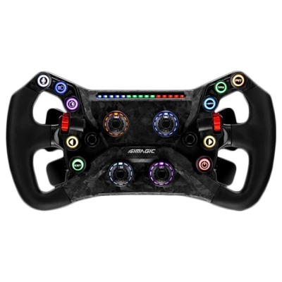Simagic GT NEO 300 mm Steering Wheel, QR50, Shifters + Dual Clutch, S214