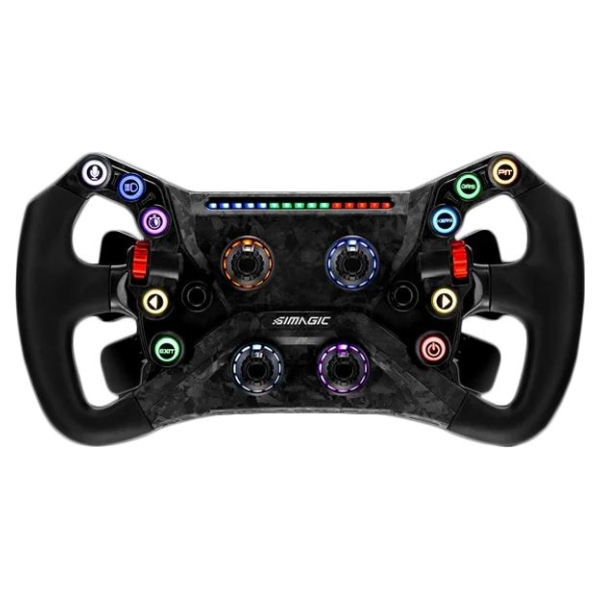 Simagic GT NEO 300 mm Steering Wheel, QR50, Shifters + Dual Clutch, S214