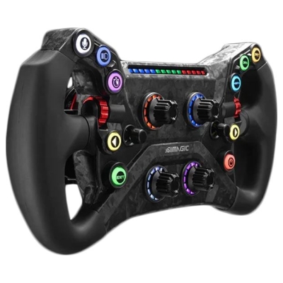 Simagic GT NEO 300 mm Steering Wheel, QR50, Shifters + Dual Clutch, S214