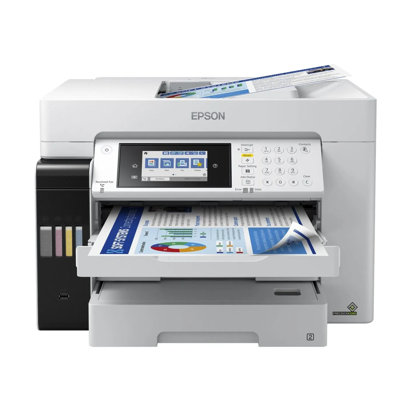 Epson | Multifunctional printer | EcoTank L15180 | Inkjet | Colour | 4-in-1 | Wi-Fi | Black and white