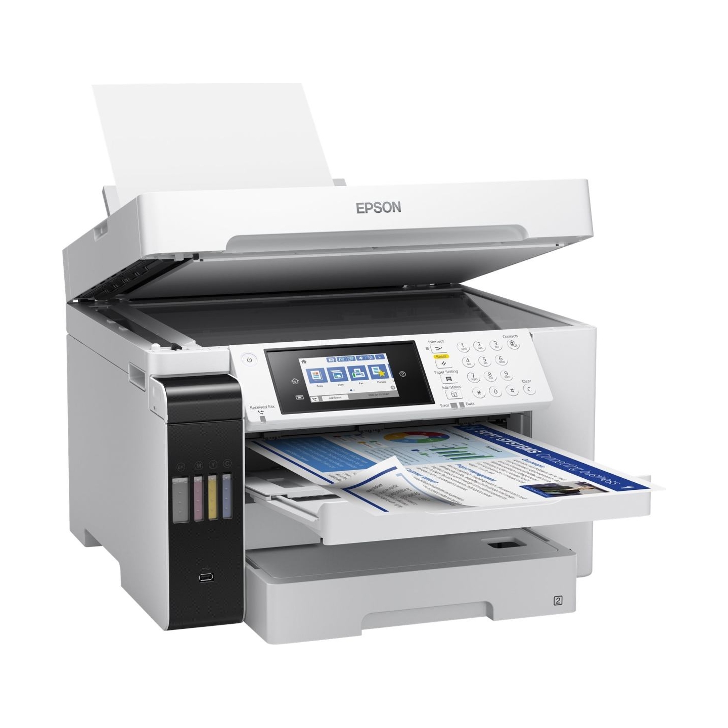 Epson | Multifunctional printer | EcoTank L15180 | Inkjet | Colour | 4-in-1 | Wi-Fi | Black and white