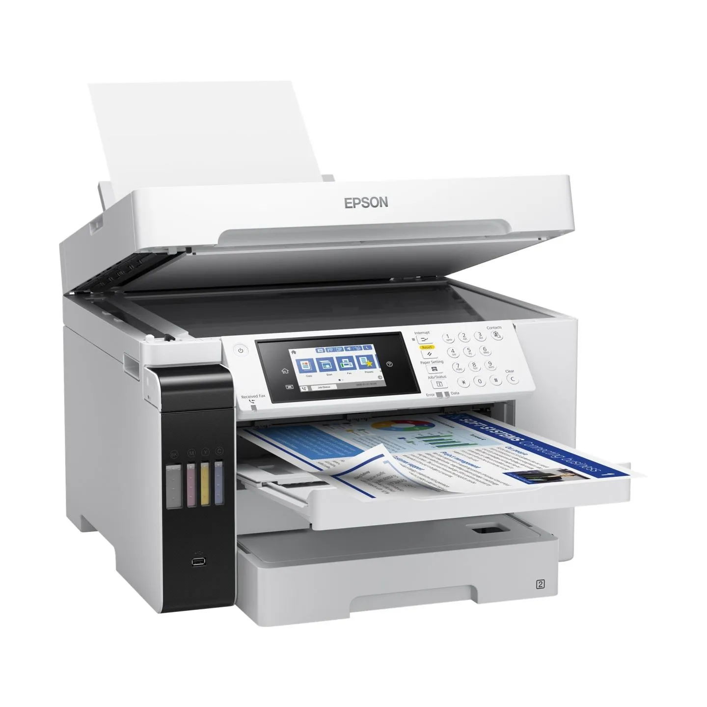 Epson | Multifunctional printer | EcoTank L15180 | Inkjet | Colour | 4-in-1 | Wi-Fi | Black and white