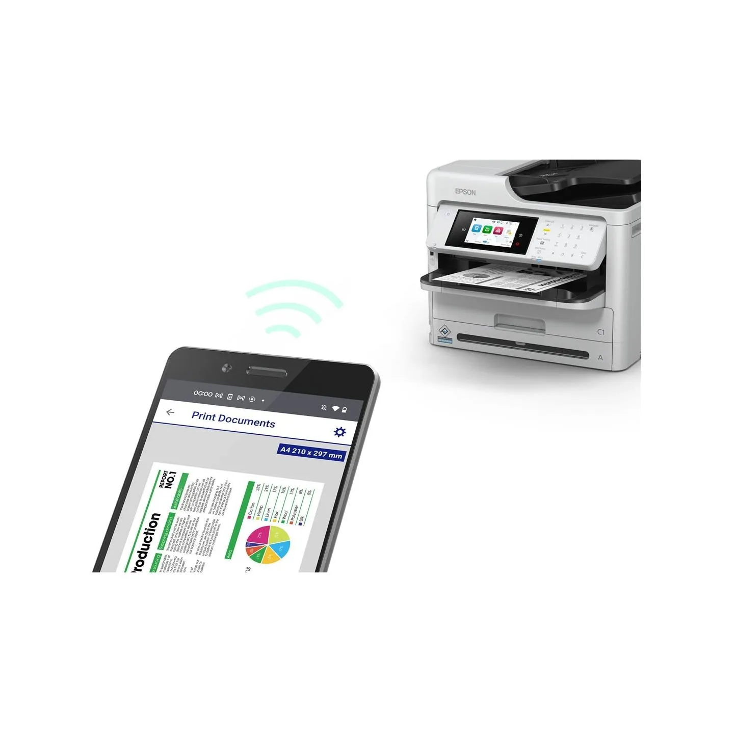 Epson | WorkForce Pro | WF-M5899DWF | Inkjet | Mono | Mono Multifunction Printer | A4 | Wi-Fi