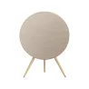 Bang & Olufsen Beosound A9 5th Gen Speaker Gold Tone (Back Sand/Cover Golden/Legs White Oak)