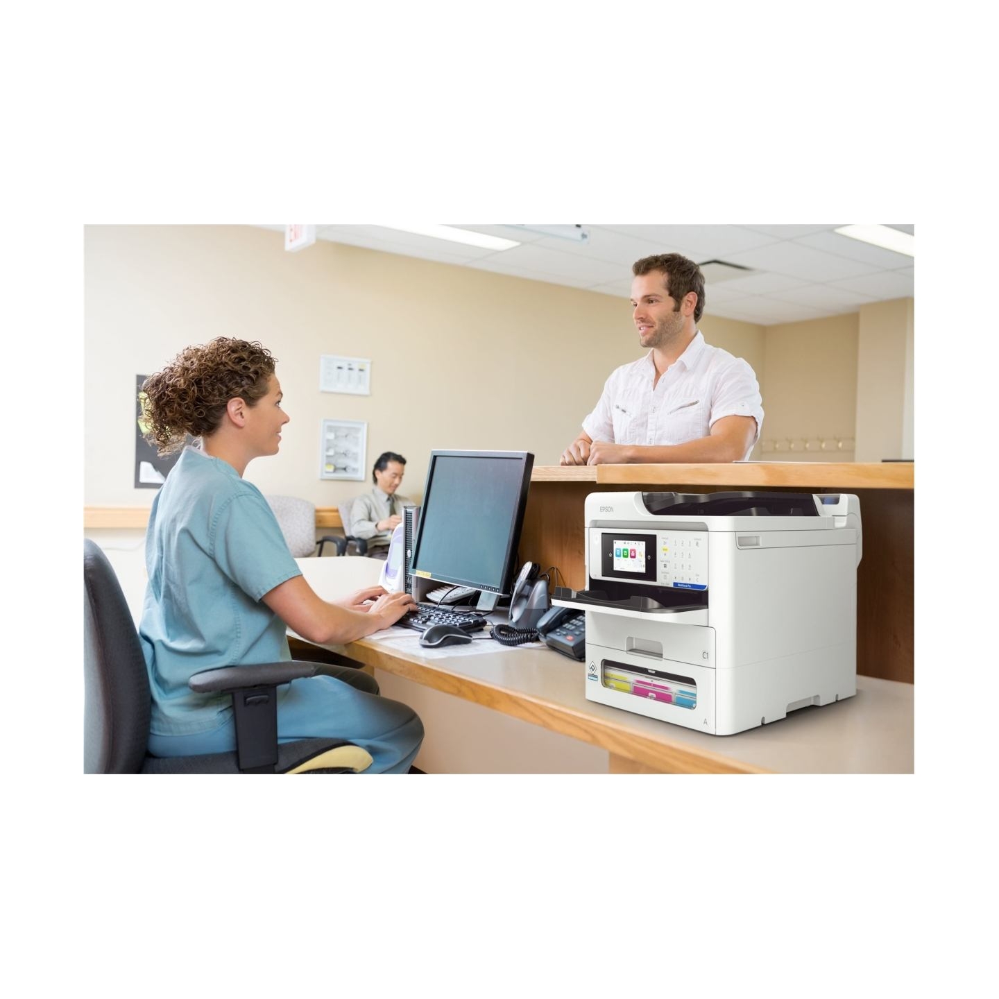 Epson | WorkForce Pro EM-C800RDWF | Inkjet | Colour | 4-in-1 | A4 | Wi-Fi