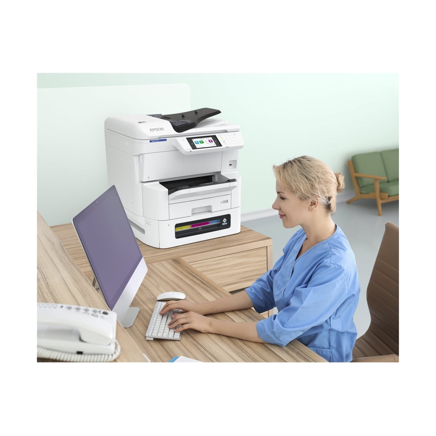 Epson | WorkForce Pro EM-C8100RDWF | Inkjet | Colour | A3+ | Wi-Fi