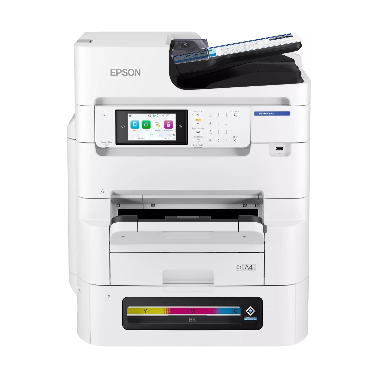Epson | Multifunctional printers | WorkForce Pro EM-C8101RDWF | Inkjet | Colour | A4 | Wi-Fi | White