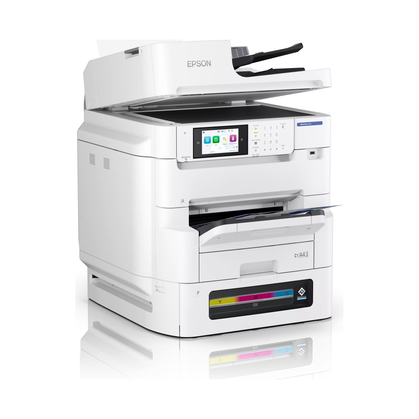 Epson | Multifunctional printers | WorkForce Pro EM-C8101RDWF | Inkjet | Colour | A4 | Wi-Fi | White