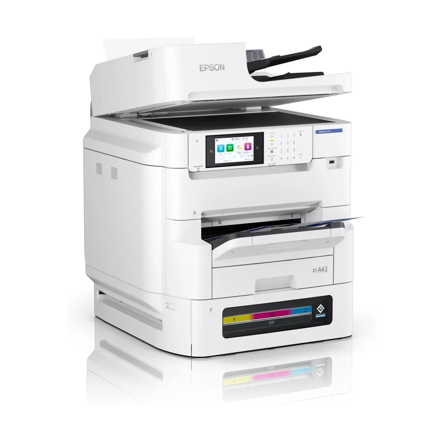 Epson | Multifunctional printers | WorkForce Pro EM-C8101RDWF | Inkjet | Colour | A4 | Wi-Fi | White