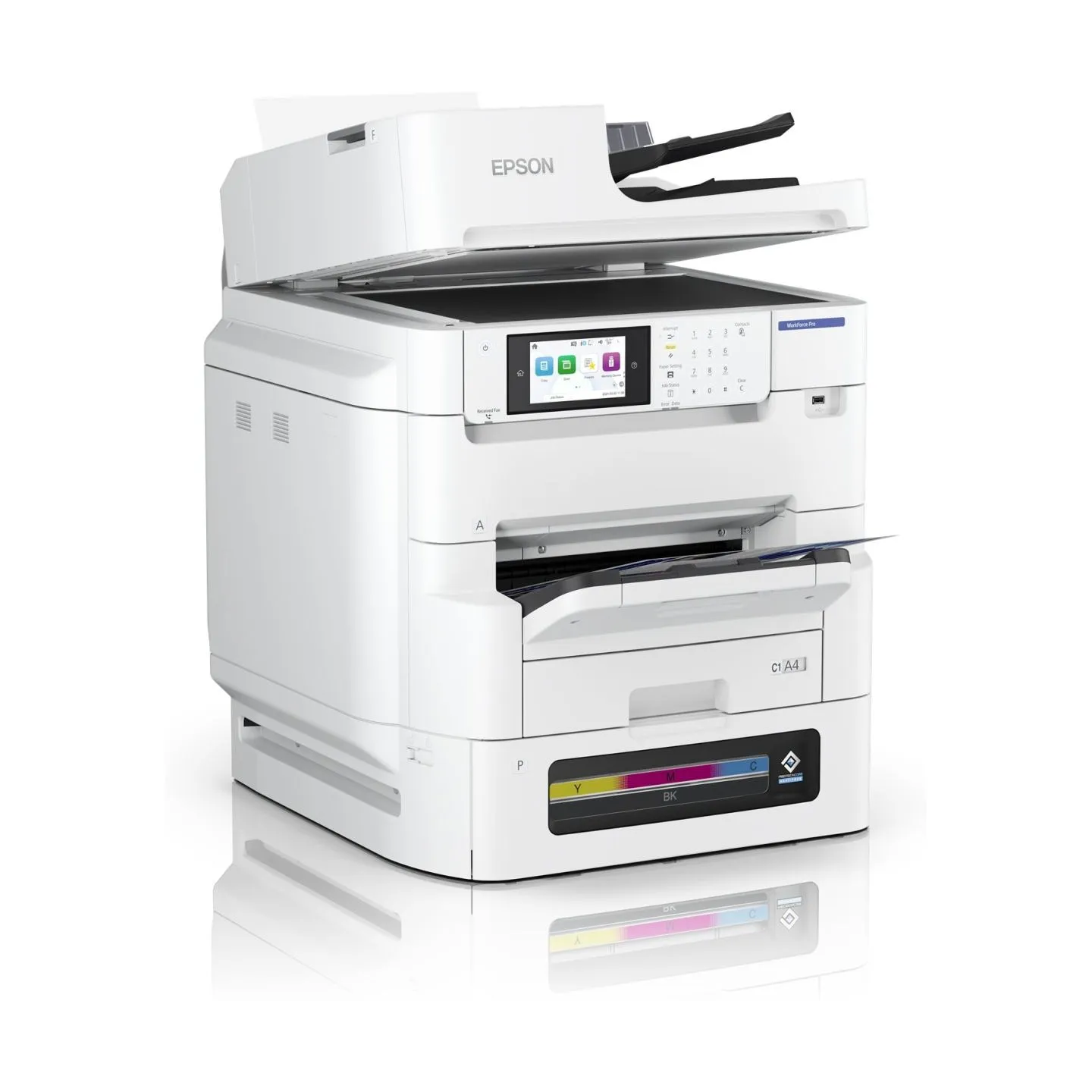 Epson | Multifunctional printers | WorkForce Pro EM-C8101RDWF | Inkjet | Colour | A4 | Wi-Fi | White