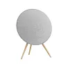 Bang & Olufsen Beosound A9 5th Gen Speaker Natural Alu (Back Grey Mist/Cover Kvadrat Light Grey/Legs Oak)