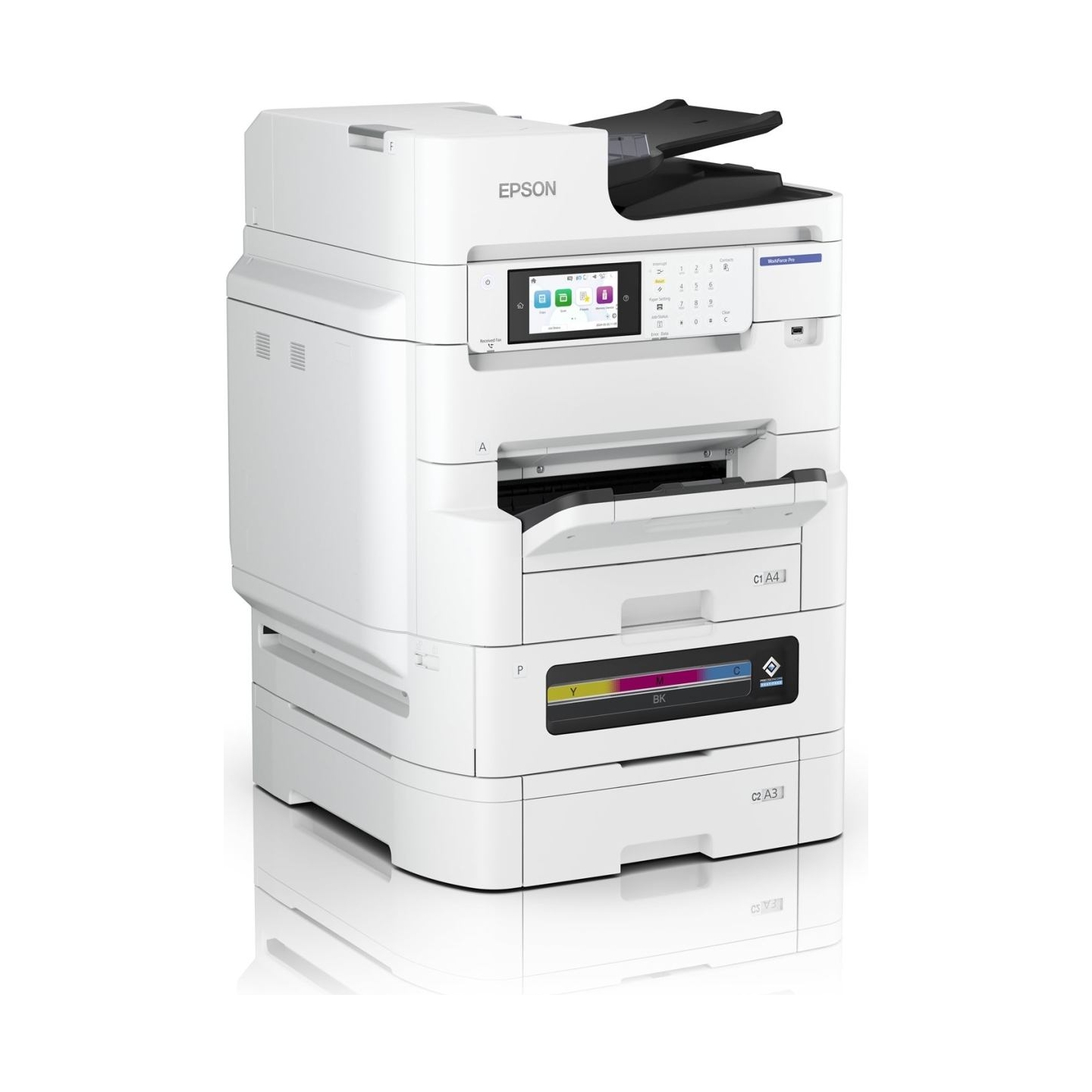 Epson | Multifunctional printers | WorkForce Pro EM-C8101RDWF | Inkjet | Colour | A4 | Wi-Fi | White