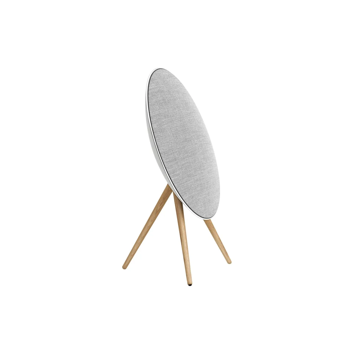 Bang & Olufsen Beosound A9 5th Gen Speaker Natural Alu (Back Grey Mist/Cover Kvadrat Light Grey/Legs Oak)