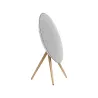 Bang & Olufsen Beosound A9 5th Gen Speaker Natural Alu (Back Grey Mist/Cover Kvadrat Light Grey/Legs Oak)