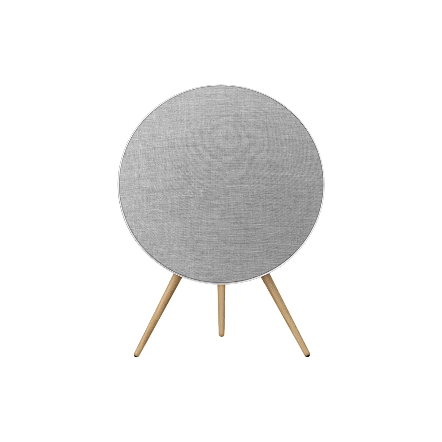 Bang & Olufsen Beosound A9 5th Gen Speaker Natural Alu (Back Grey Mist/Cover Kvadrat Light Grey/Legs Oak)