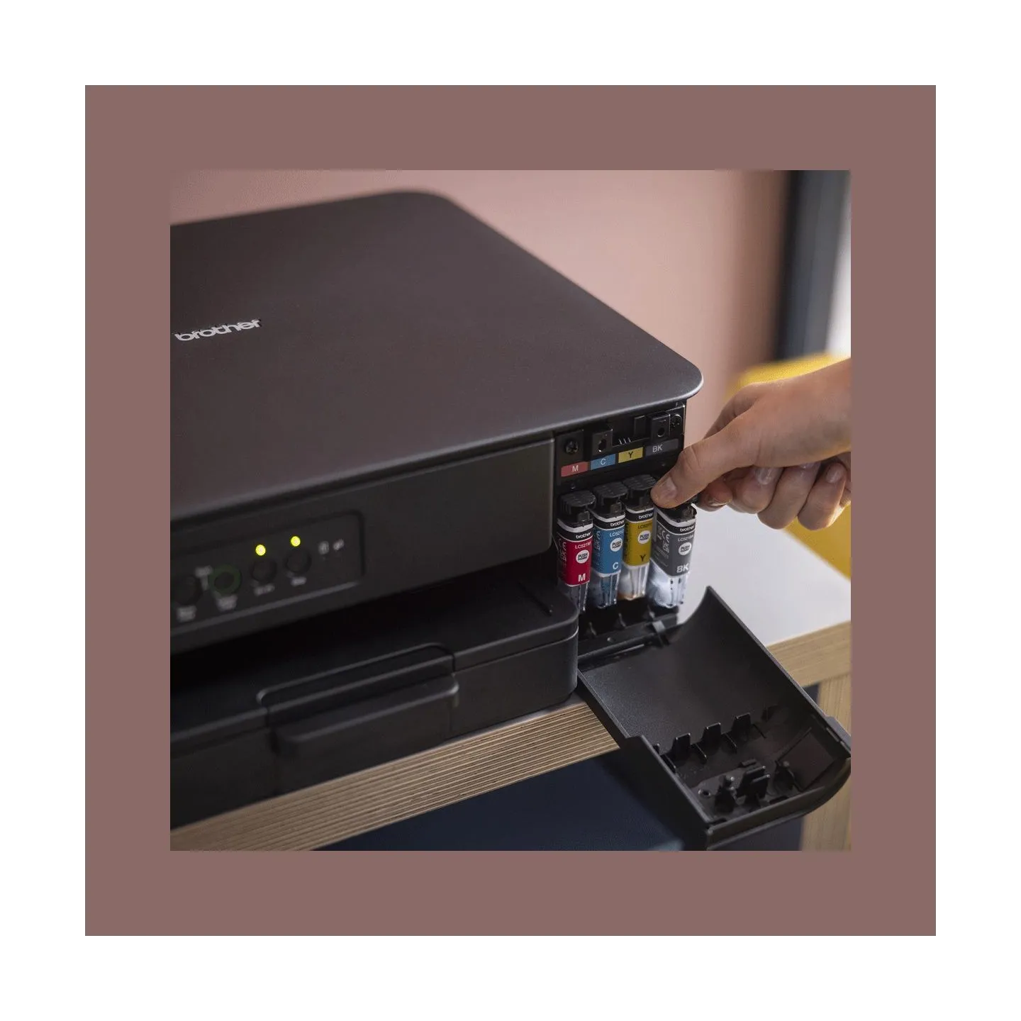 Brother | Multifunctional printer | DCP-J1260W | Inkjet | Colour | 3-in-1 | A4 | Wi-Fi | Black