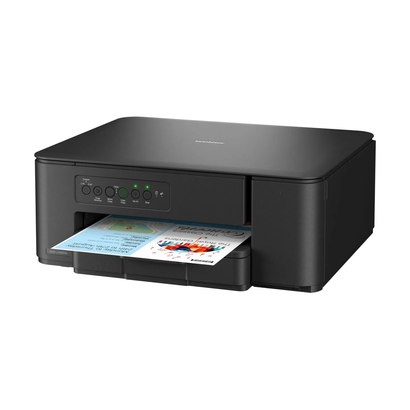 Brother | Multifunctional printer | DCP-J1260W | Inkjet | Colour | 3-in-1 | A4 | Wi-Fi | Black