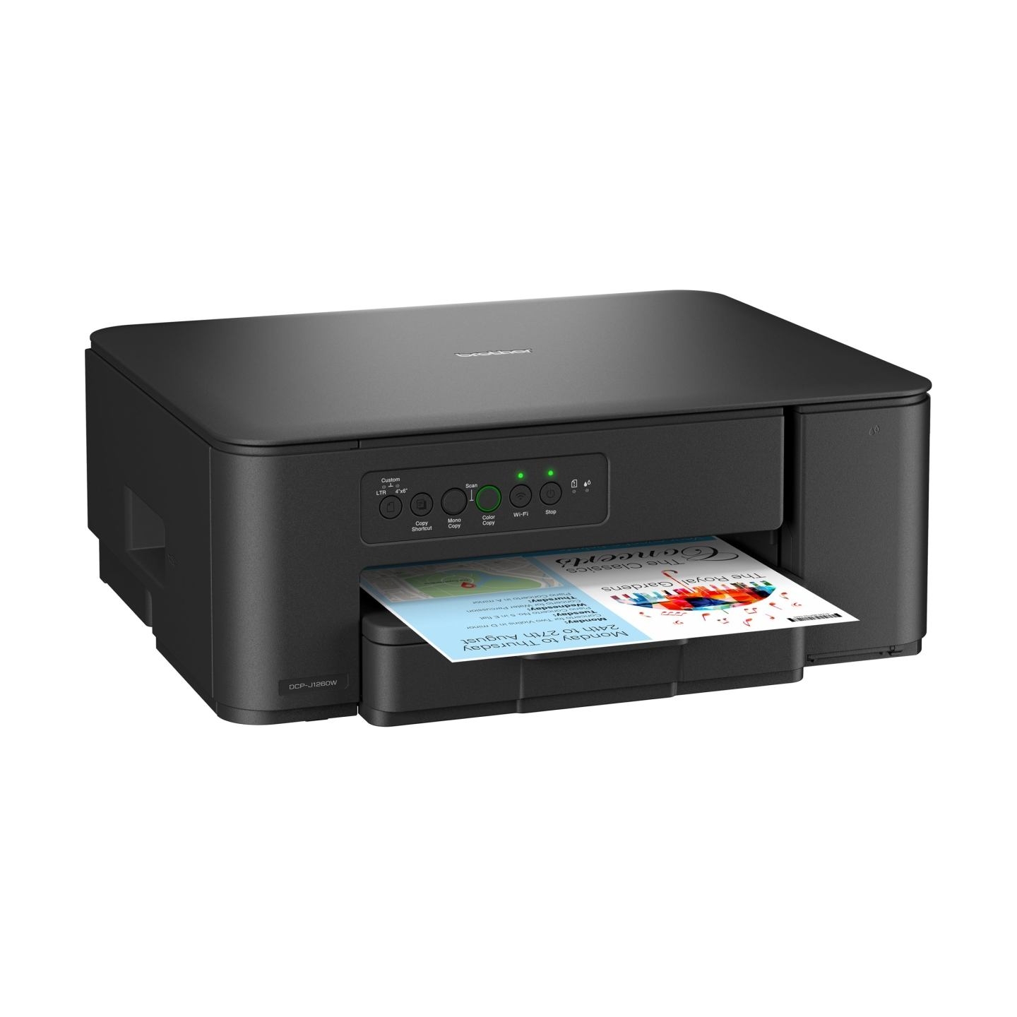 Brother | Multifunctional printer | DCP-J1260W | Inkjet | Colour | 3-in-1 | A4 | Wi-Fi | Black