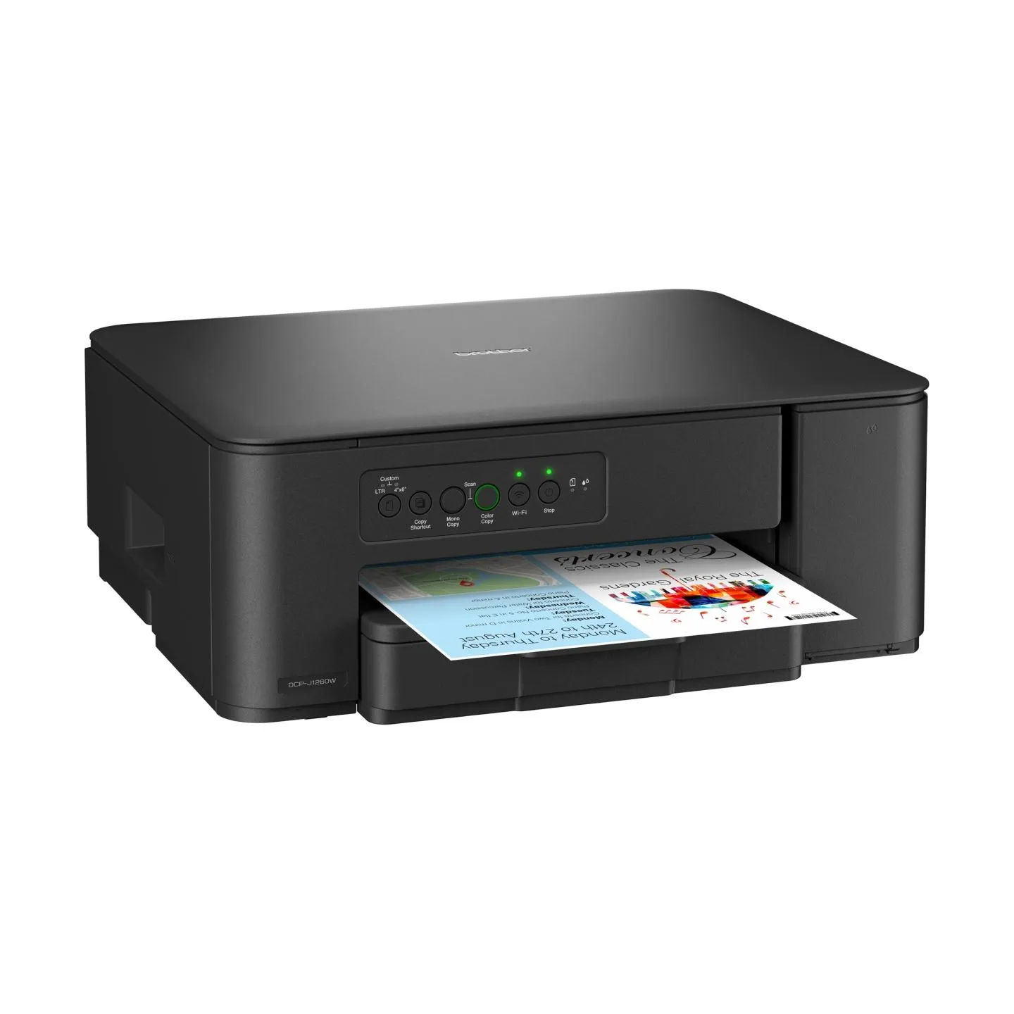 Brother | Multifunctional printer | DCP-J1260W | Inkjet | Colour | 3-in-1 | A4 | Wi-Fi | Black