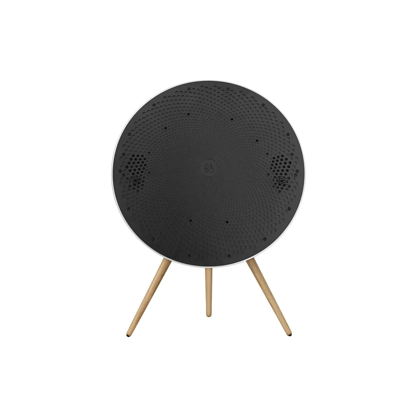 Bang & Olufsen Beosound A9 5th Gen Speaker Natural Alu (Back Grey Mist/Cover Kvadrat Light Grey/Legs Oak)