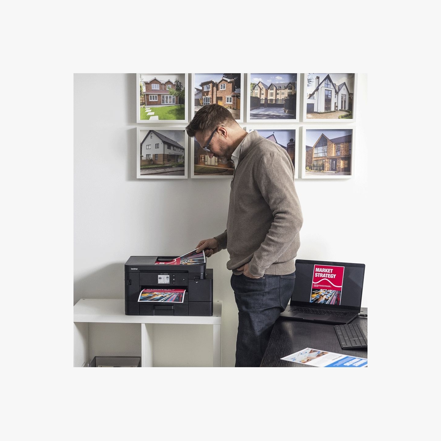 Brother MFC-J4550DW INKJET 4-IN-1, ADF, DULEX, USB HOST, ETHERNET, WIFI, 2-TRAY, 20IPM