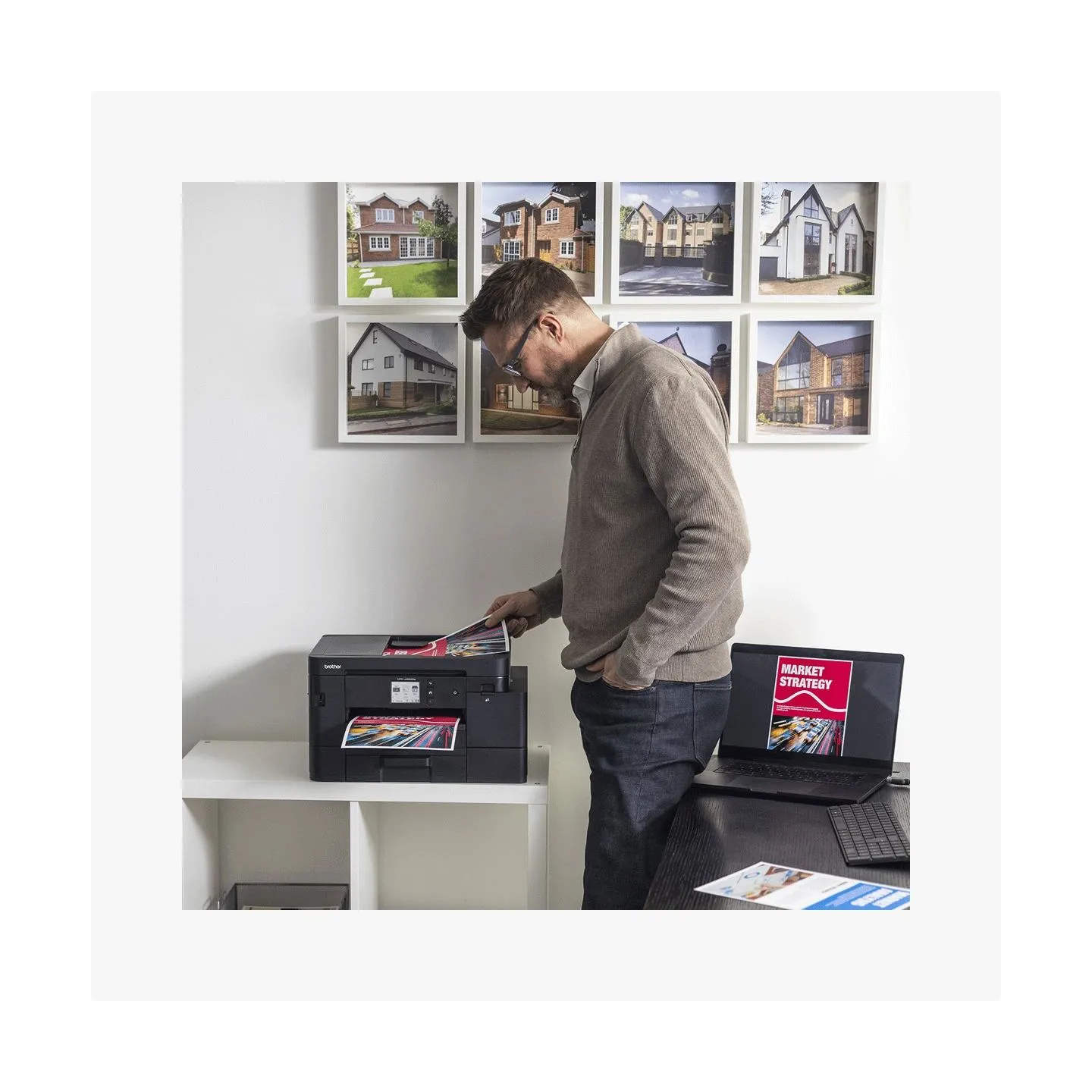Brother MFC-J4550DW INKJET 4-IN-1, ADF, DULEX, USB HOST, ETHERNET, WIFI, 2-TRAY, 20IPM