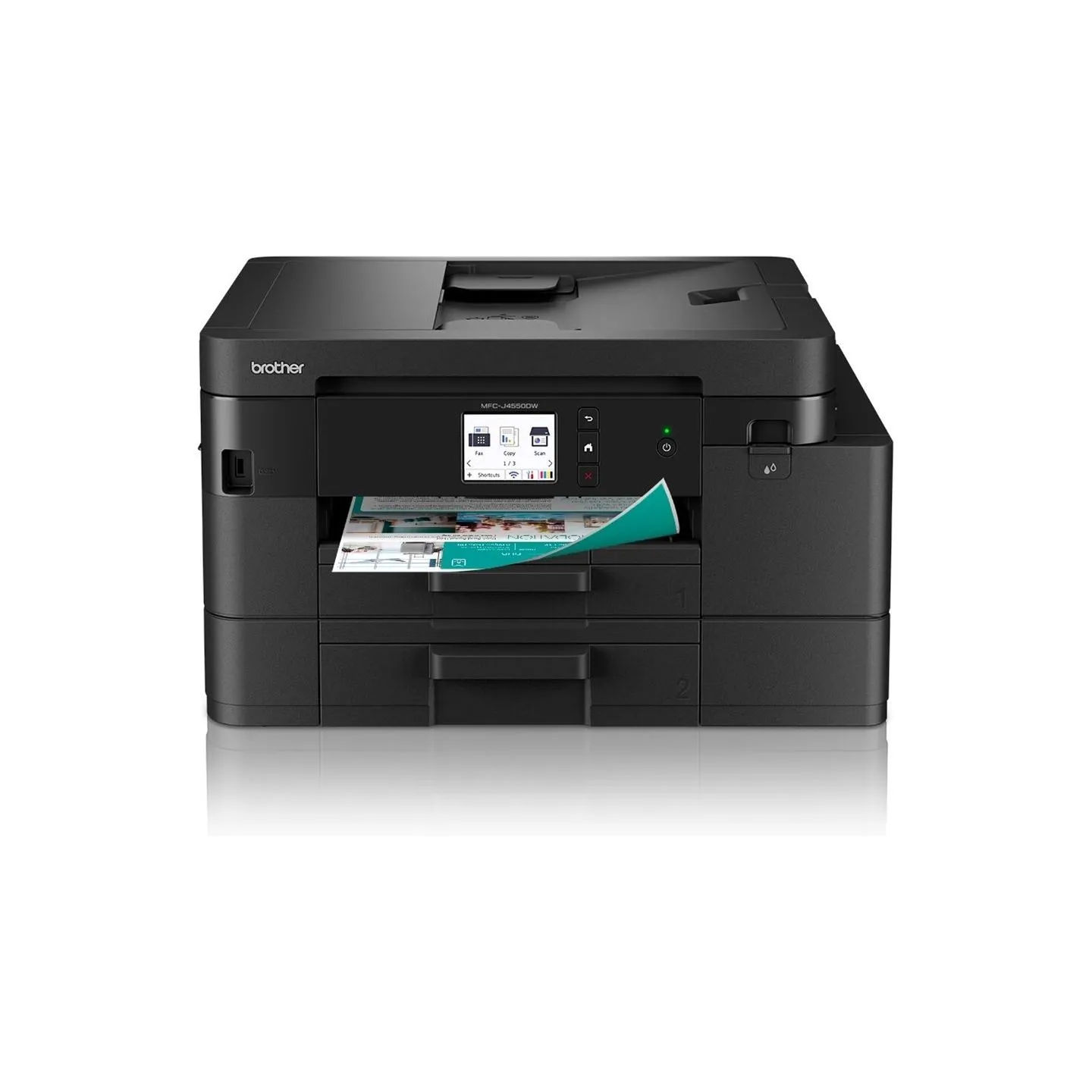 Brother MFC-J4550DW INKJET 4-IN-1, ADF, DULEX, USB HOST, ETHERNET, WIFI, 2-TRAY, 20IPM
