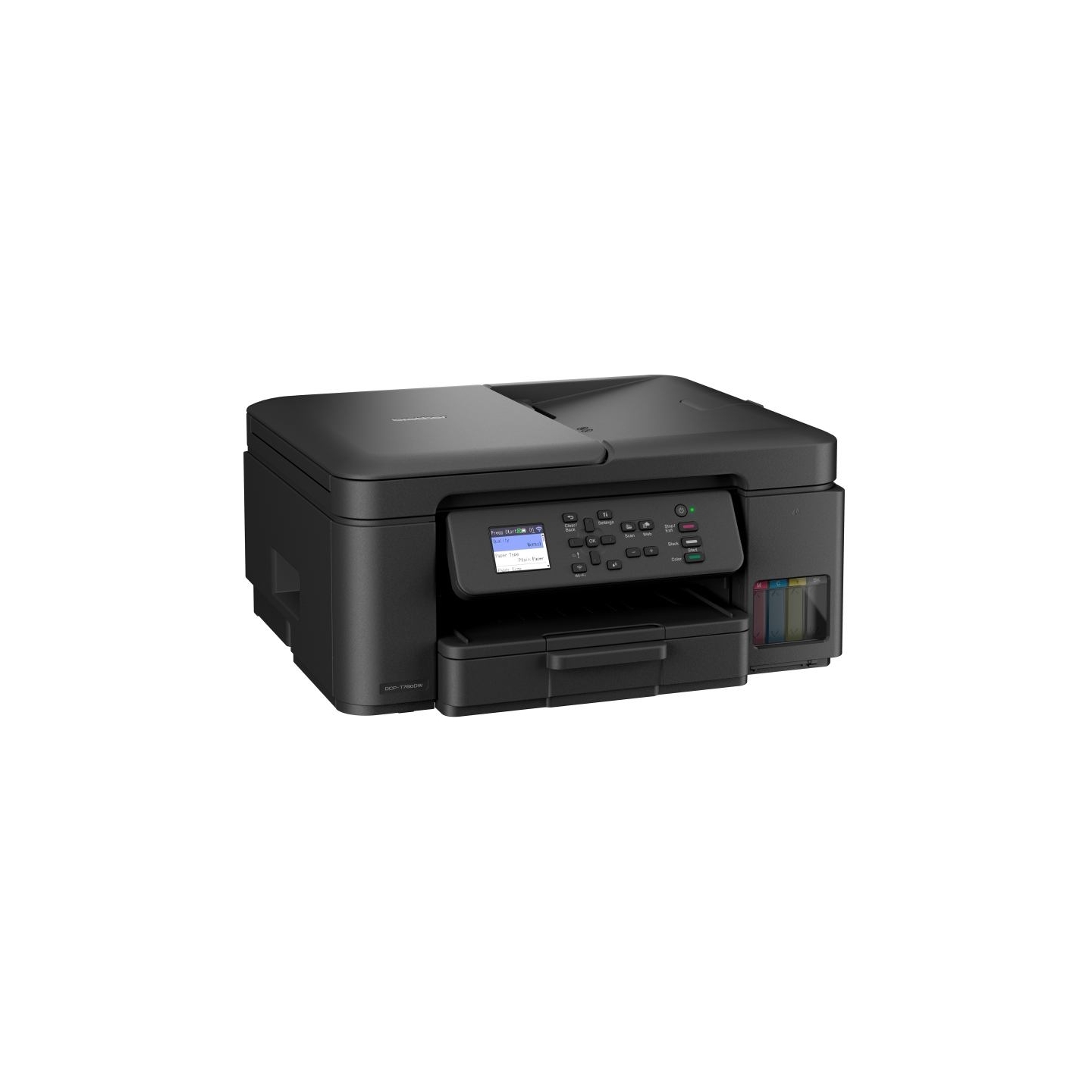 Brother | Wireless Printer with ADF | DCP-T780DW | Inkjet | Colour | 3-in-1 | A4 | Wi-Fi | Black