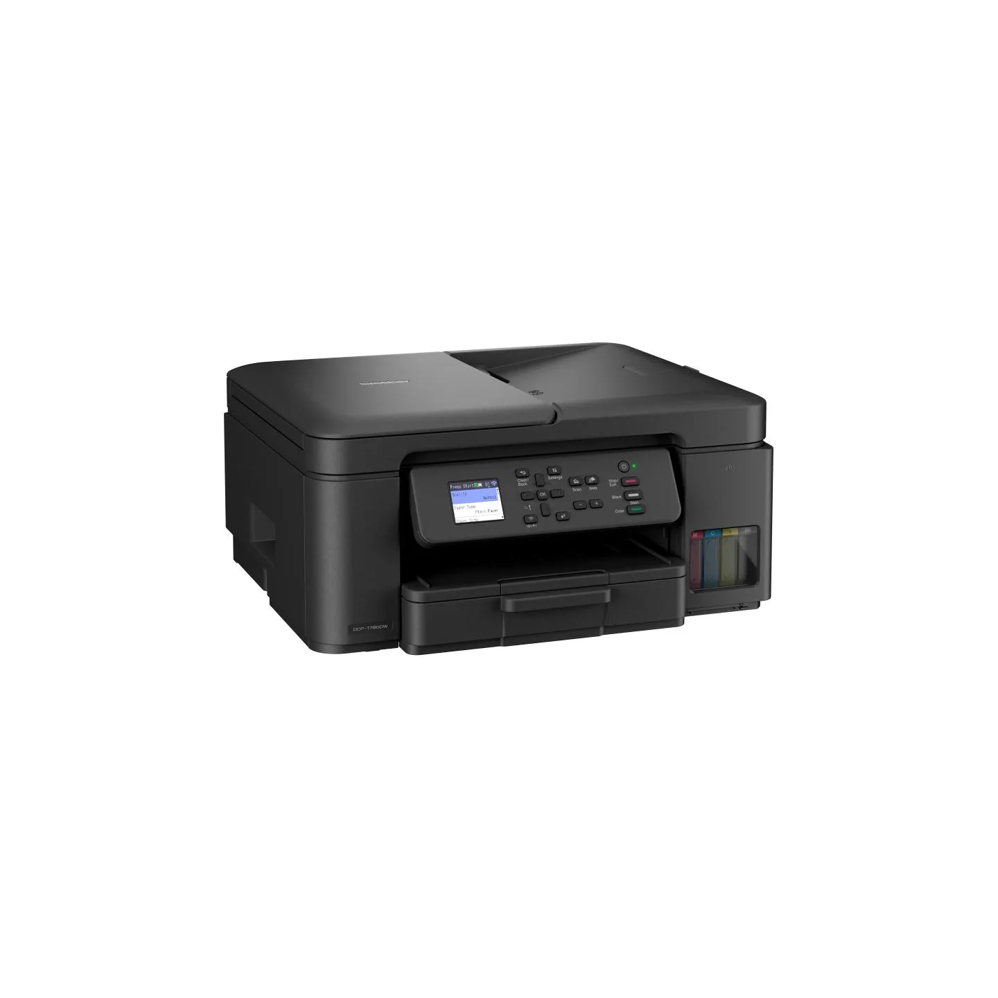 Brother | Wireless Printer with ADF | DCP-T780DW | Inkjet | Colour | 3-in-1 | A4 | Wi-Fi | Black