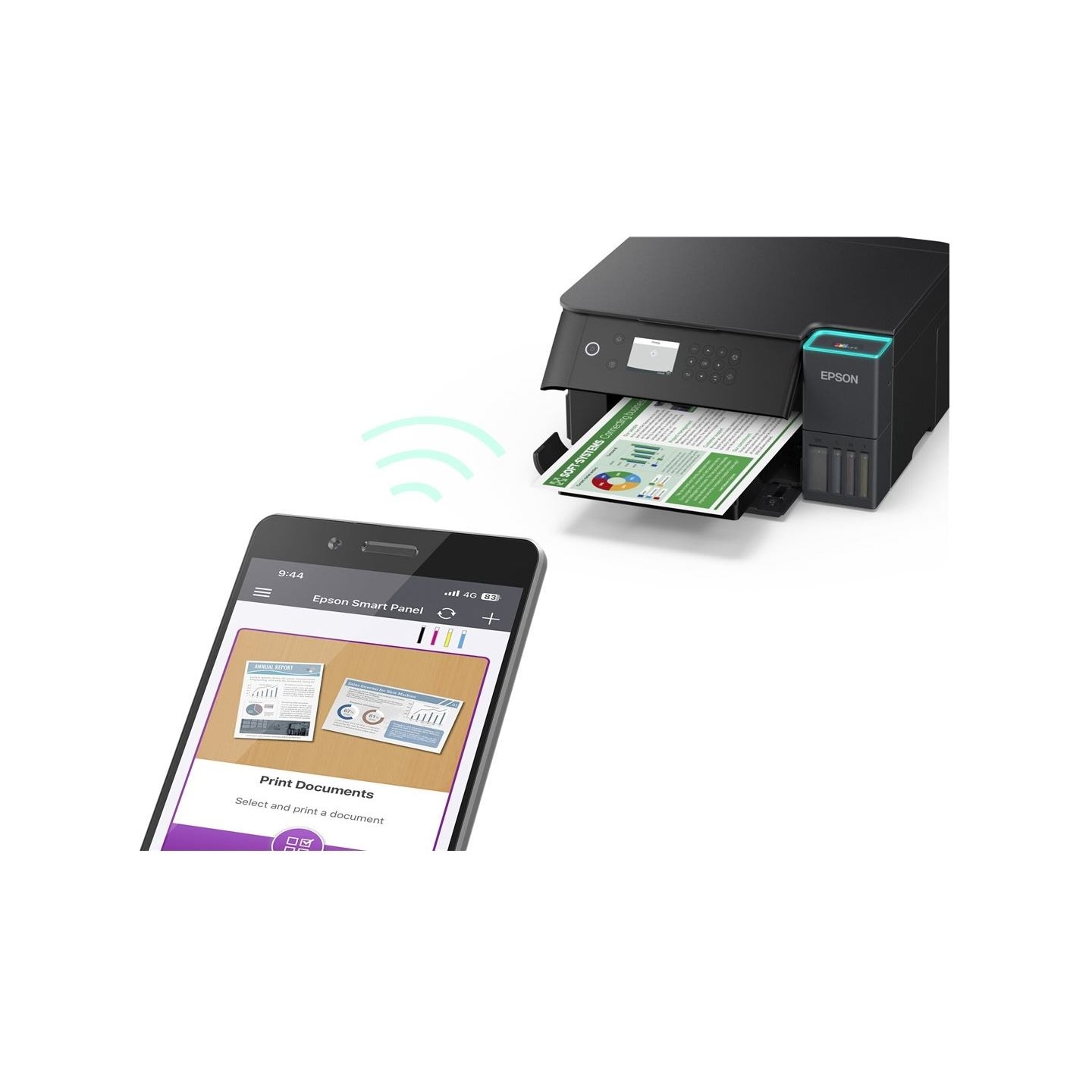 Epson | Multifunctional printers | EcoTank L6360 | Inkjet | Colour | A4 | Wi-Fi | Black