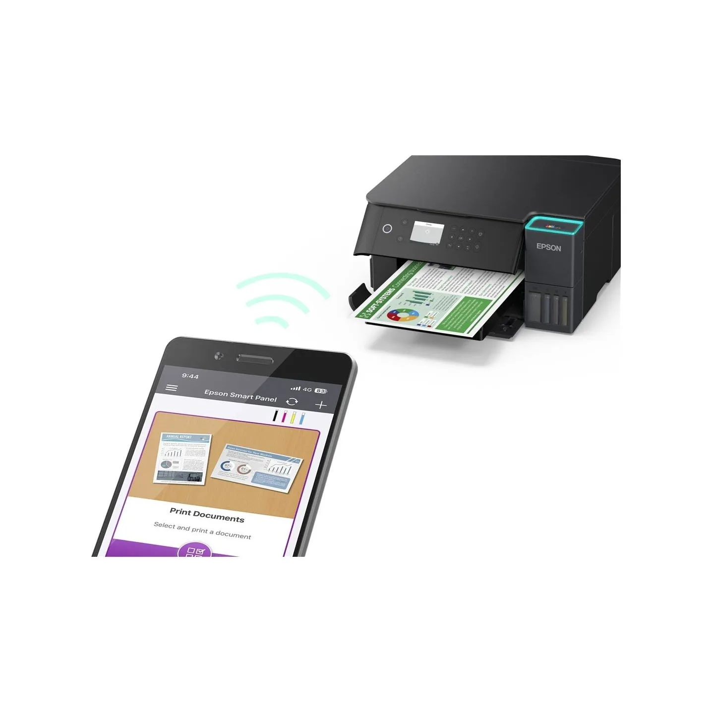 Epson | Multifunctional printers | EcoTank L6360 | Inkjet | Colour | A4 | Wi-Fi | Black