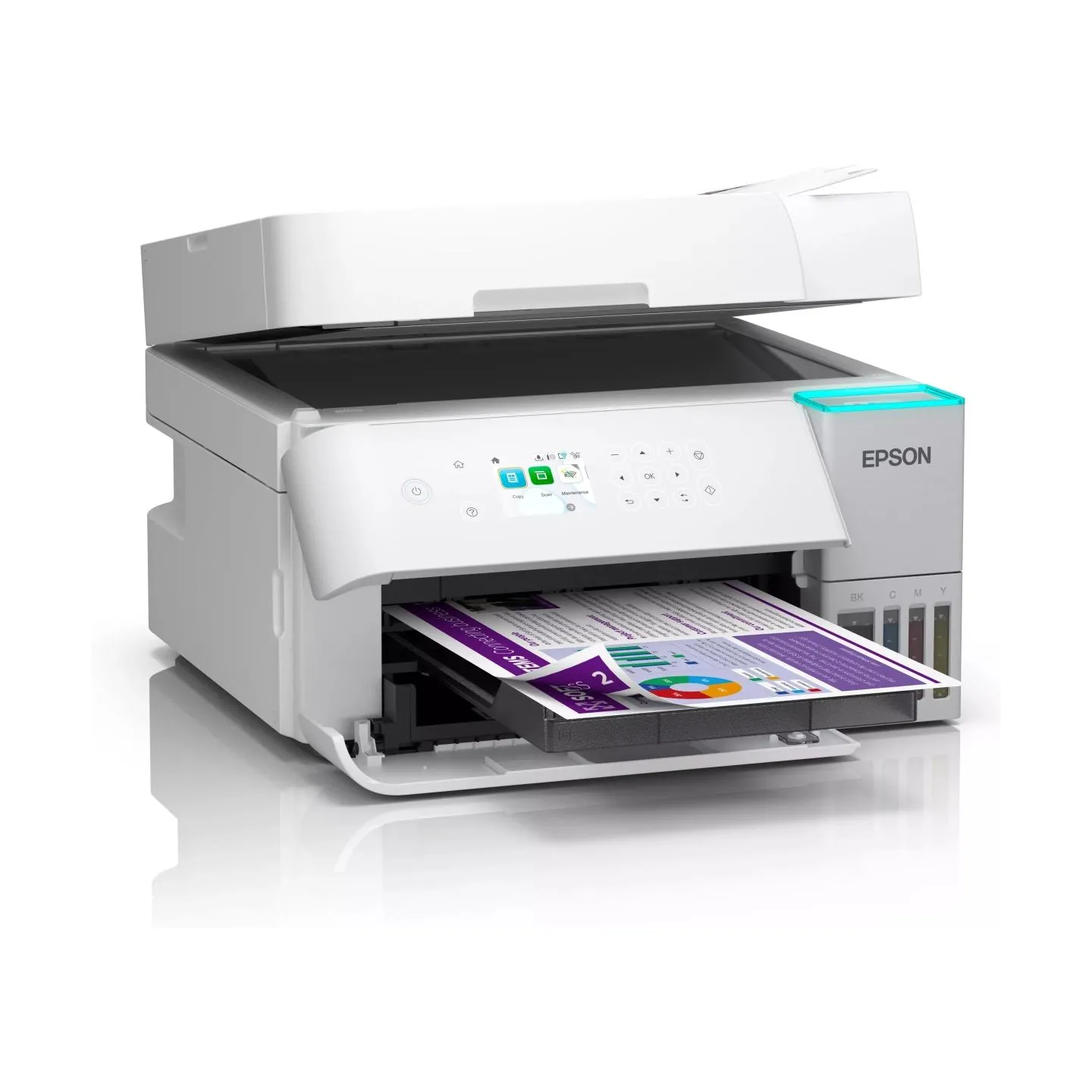 Epson | Multifunctional printer | EcoTank L6376 | Inkjet | Colour | A4 | Wi-Fi | White