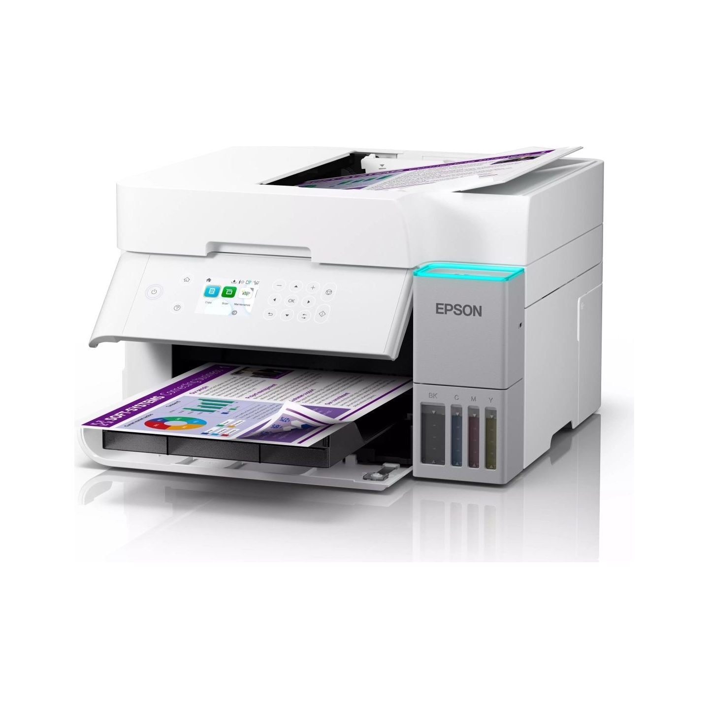 Epson | Multifunctional printer | EcoTank L6376 | Inkjet | Colour | A4 | Wi-Fi | White