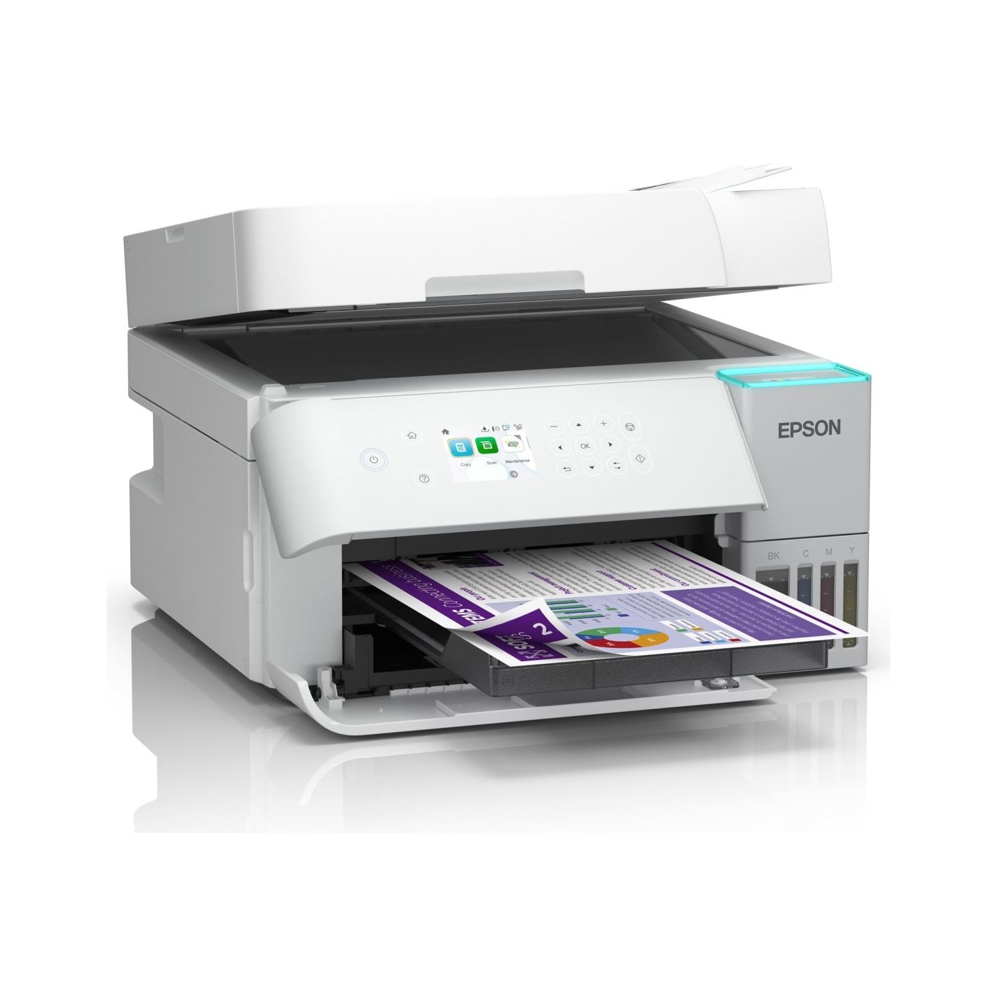 Epson | Multifunctional printer | EcoTank L6376 | Inkjet | Colour | A4 | Wi-Fi | White