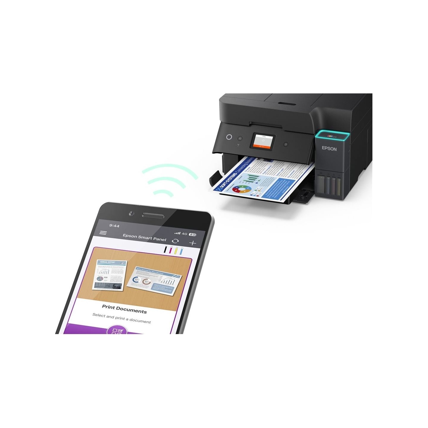 Epson | Multifunctional printers | EcoTank L6390 | Inkjet | Colour | A4 | Wi-Fi | Black