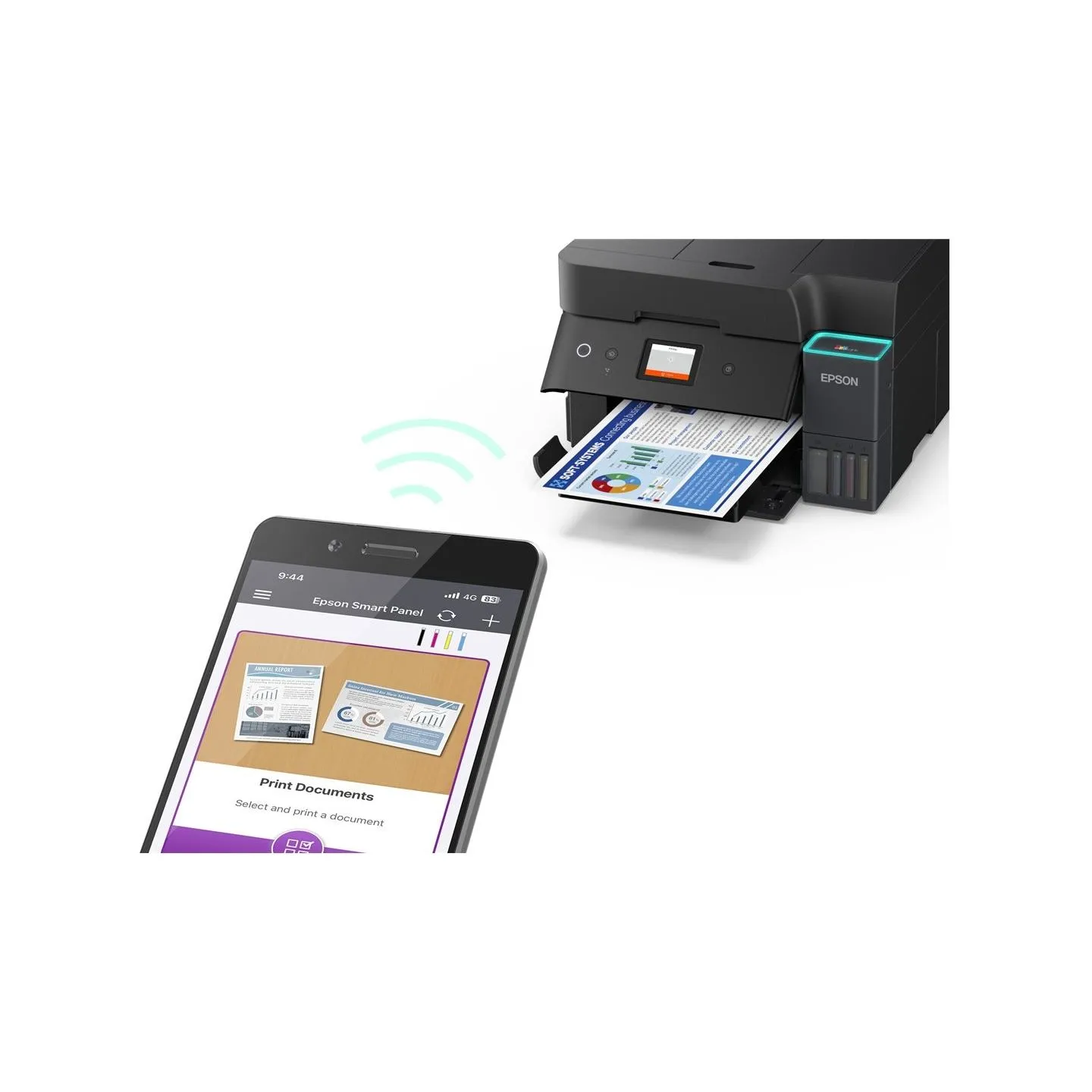 Epson | Multifunctional printers | EcoTank L6390 | Inkjet | Colour | A4 | Wi-Fi | Black