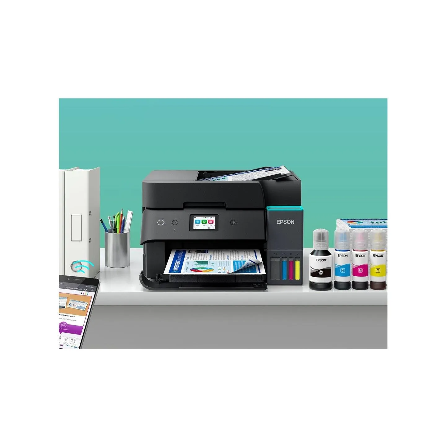 Epson | Multifunctional printers | EcoTank L6390 | Inkjet | Colour | A4 | Wi-Fi | Black