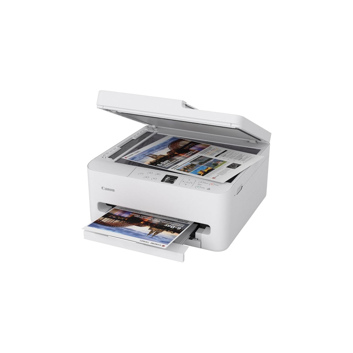 Canon | Multifunctional printer | PIXMA TS7550i | Inkjet | Colour | A4 | Wi-Fi | White