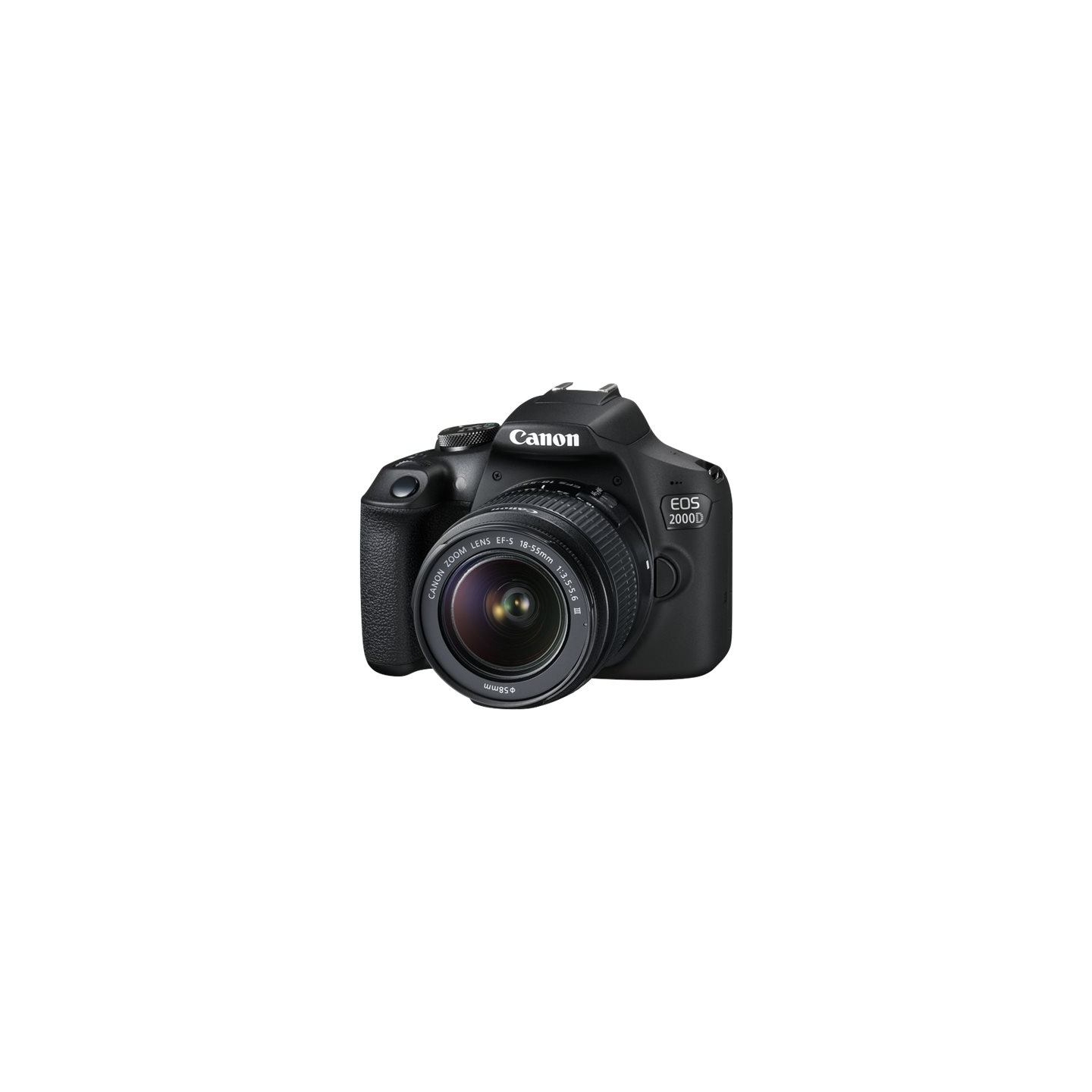 Canon | EOS | 2000D 18-55 III EU26 | SLR Camera Kit | Megapixel 24.1 MP | ISO sensitivity (max) 12800 | Display diagonal 3.0 " |