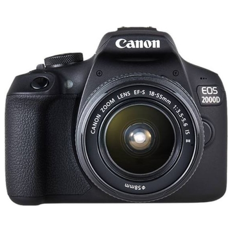 Canon | EOS | 2000D 18-55 IS II EU26 | SLR Camera Kit | Megapixel 24.1 MP | Image stabilizer | ISO sensitivity (max) 12800 | Dis