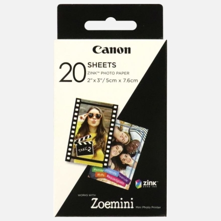 Canon 20 sheets | ZP-2030 | Photo Paper | White | 5 x 7.6 cm