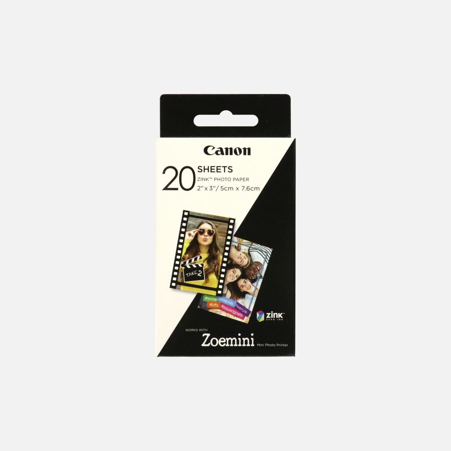 Canon 20 sheets | ZP-2030 | Photo Paper | White | 5 x 7.6 cm
