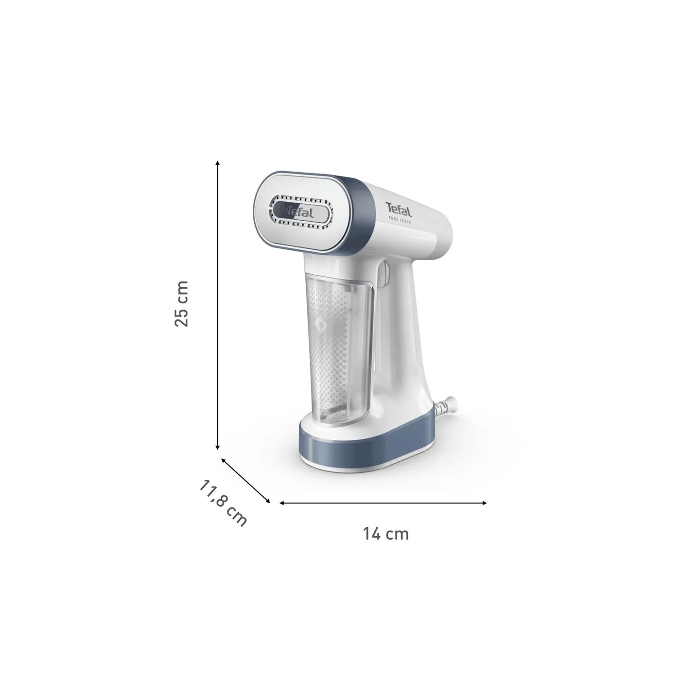 Tefal Steamer | DT8722E0 Pure Force 2in1 | Handheld | 1800 W | 0.18 L | 35 g/min