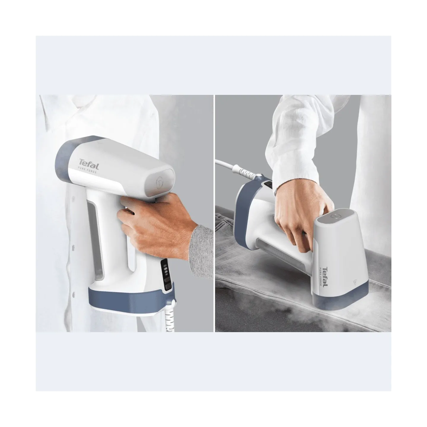 Tefal Steamer | DT8722E0 Pure Force 2in1 | Handheld | 1800 W | 0.18 L | 35 g/min