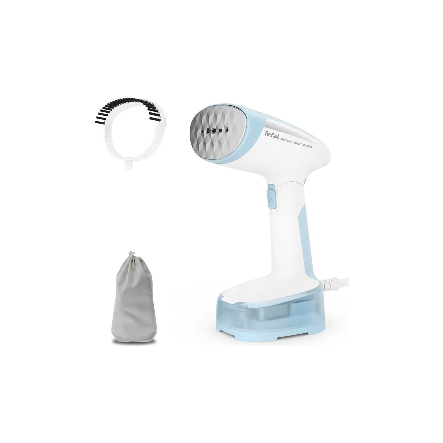 Tefal | Garment Steamer | DT3041E1 | Handheld | 1300 W | 0.27 L | 20 g/min | White/Blue