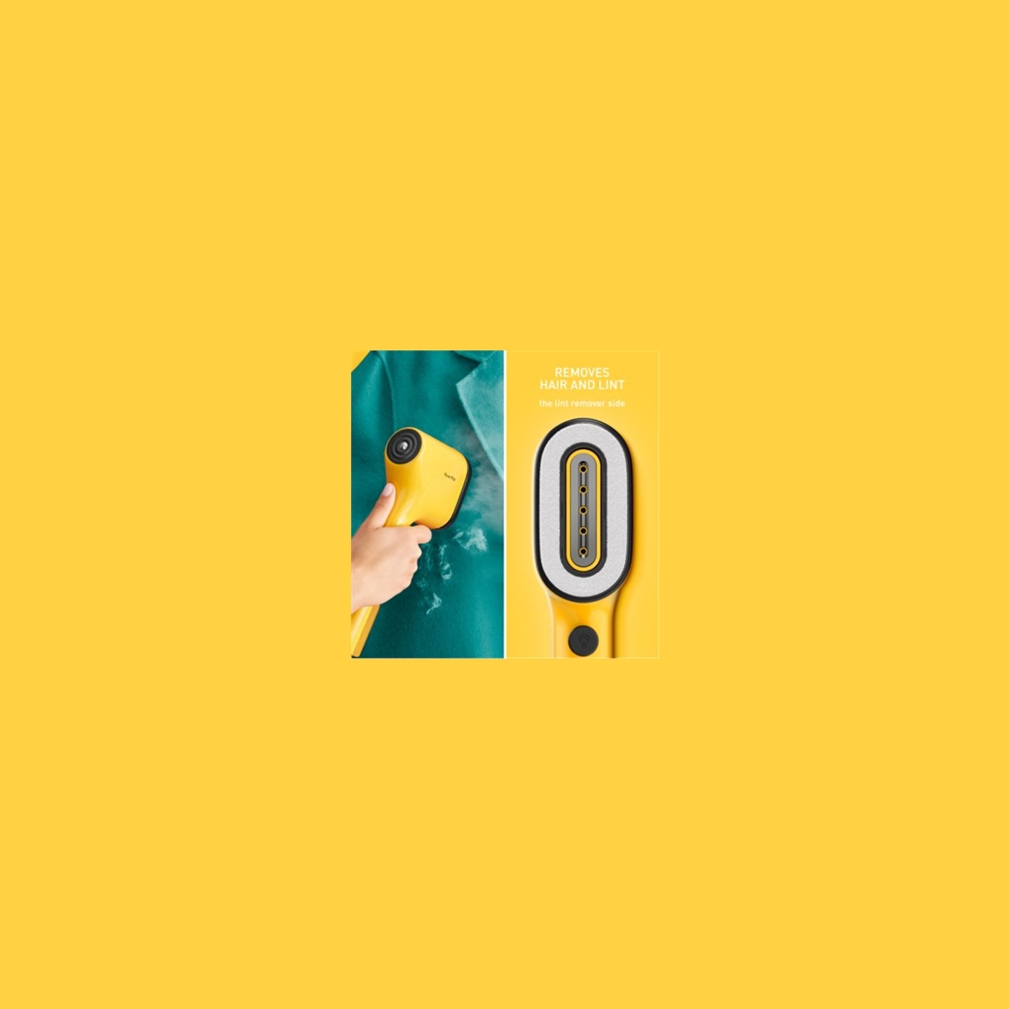 Tefal | Garment Steamer Pure Pop | DT2026E1 | Handheld | 1300 W | 0.07 L | 20 g/min | Yellow