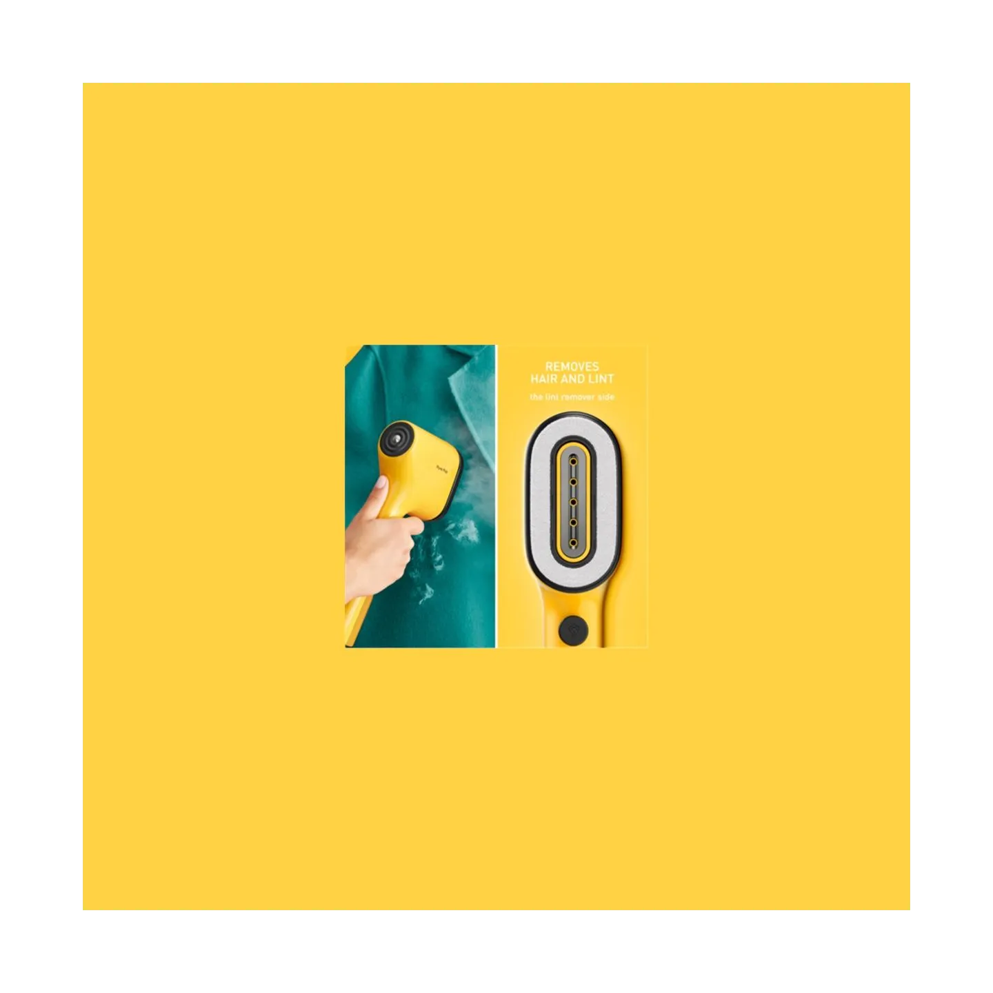 Tefal | Garment Steamer Pure Pop | DT2026E1 | Handheld | 1300 W | 0.07 L | 20 g/min | Yellow